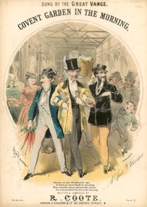 Partition musicale : Covent Garden le matin - Alfred Concanen