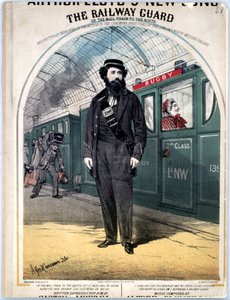 Le garde ferroviaire, couverture de la partition d