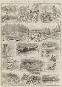 Croquis à la régate de Henley