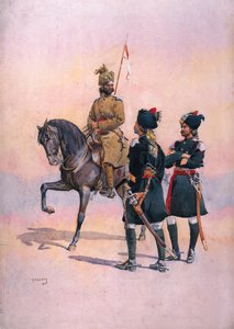 Soldat des 37e Lanciers (Baluch Horse) Baluch, le 36e Jacob