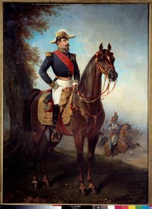 Portrait équestre de Napoléon III - Alfred Dedreux
