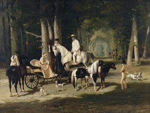 Monsieur et Madame Mosselman et leurs filles - Alfred Dedreux
