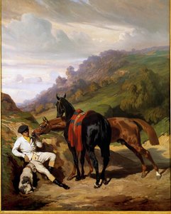 Jeune garçon blanc et ses chevaux Peinture d
