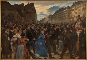 Le départ des mobiles, en juillet 1870, vers 1879 - Alfred Dehodencq