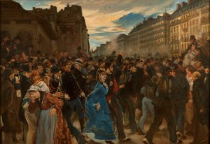 Le départ de la Garde mobile en juillet 1870 - Alfred Dehodencq