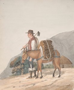 Vendeur de bois de chauffage, Tenerife - Alfred Diston