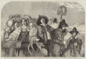 Le dernier jour de la moisson, la campagne romaine - Alfred Downing Fripp
