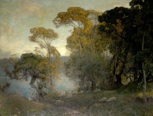 La promenade du berger, Windermere, Cumbria - Alfred East