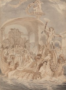 Cléopâtre sur le Cydnus pour rencontrer Antoine - Alfred Edward Chalon