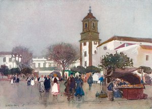La cathédrale, Algésiras, vers 1910 - Alfred East