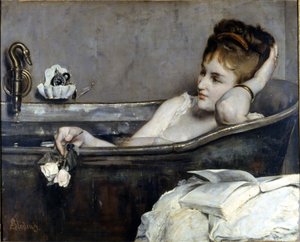 Alfred Stevens : "Le bain" 1867. Musée National de Compiègne - Alfred Emile Stevens