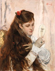 La toilette - Alfred Emile Stevens