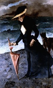 La Tempête, 1891 - Alfred Emile Stevens
