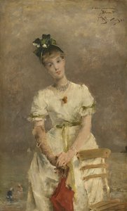 Jeune femme près de la mer, 1886 - Alfred Emile Stevens