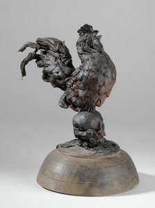 Une des 9 maquettes pour la cheminée Sam Wilson, c.1908-14 (plâtre et gomme-laque) - Alfred Gilbert