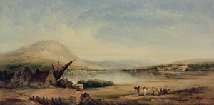 Vue du lac, XIXe siècle