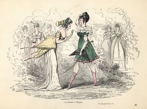 Caricature des costumes du Consulat et du Premier Empire, France - Alfred Grevin