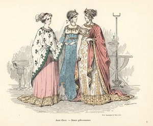 Costumes des femmes gallo-romaines avant le règne de Clovis I - Alfred Grevin