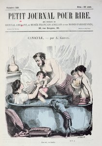 Chaleur torride : Le bain familial, couverture de 