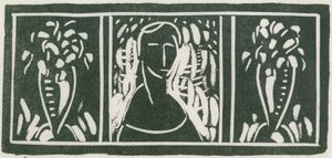 Linogravure avec hommage de Sherwood Anderson
