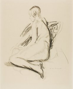 Nu assis - Alfred H. Maurer