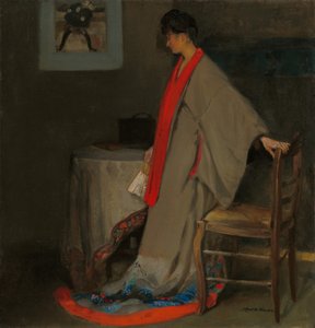 Jeune femme en kimono - Alfred H. Maurer
