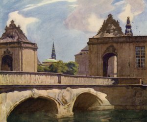 Danemark : Copenhague, Le Pont de Marbre