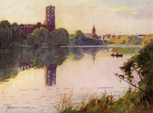 Danemark : Château de Koldinghus, Nord Slesvig - Alfred Heaton Cooper