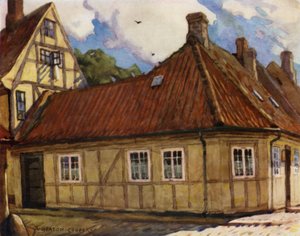Danemark : Odense, lieu de naissance de Hans Andersen - Alfred Heaton Cooper
