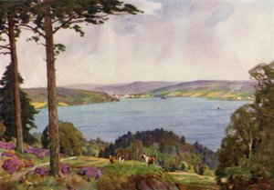 Danemark : Fiord de Vejle, Jutland du Sud - Alfred Heaton Cooper