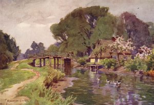 Pont de Flatford, Suffolk - Alfred Heaton Cooper