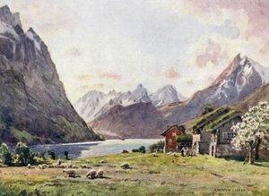 Hjorundfjord, Oie - Alfred Heaton Cooper