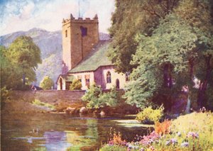 District des Lacs : Église de Grasmere - Alfred Heaton Cooper