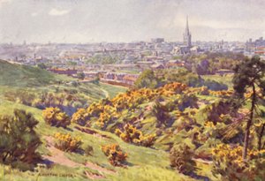 Norwich depuis Mousehold Heath, Norfolk - Alfred Heaton Cooper