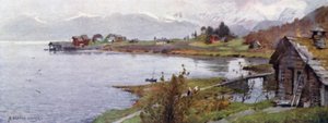 Ostenso, Hardangerfjord - Alfred Heaton Cooper