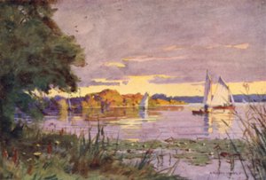 Oulton Broad, Suffolk - Alfred Heaton Cooper