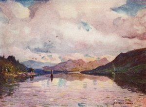 Reflets, Kylemore Lough - Alfred Heaton Cooper