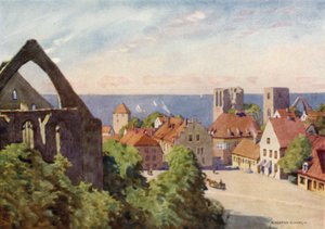 La ville de Visby - Alfred Heaton Cooper
