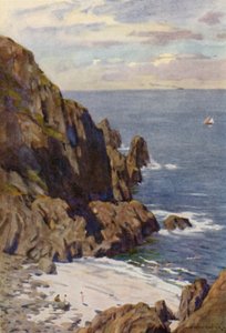 Les rochers de Kullen, Molle, sur le Kattegatt - Alfred Heaton Cooper