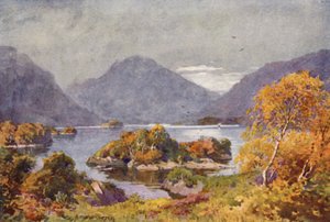 Le lac supérieur, Killarney - Alfred Heaton Cooper