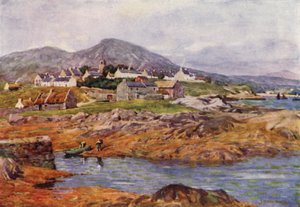 Le village de Roundstone, comté de Galway - Alfred Heaton Cooper