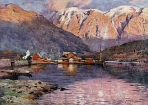 Ulvik, Hardangerfjord - Alfred Heaton Cooper