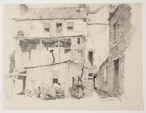 Lundi matin à Charlestown, vers 1877-1922 (crayon) - Alfred Heber Hutty