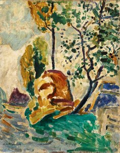 Arbre et rocher - Alfred Henry Maurer