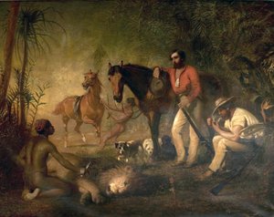 Après la chasse au lion - Alfred Hichens Corbould