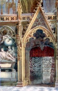 Entrée du chœur, Abbaye de Westminster, 1902