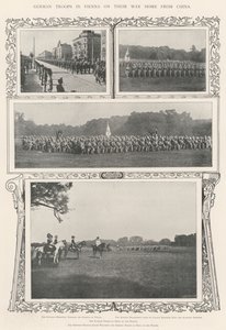 Troupes allemandes à Vienne sur le chemin du retour de Chine - Alfred Hugh Fisher