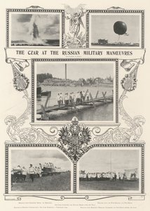 Le Tsar aux manœuvres militaires russes