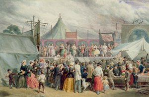 Une visite au cirque, vers 1885 - Alfred Hunt