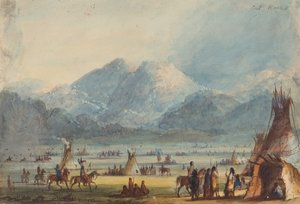 Roches coupées, c.1837 - Alfred Jacob Miller
